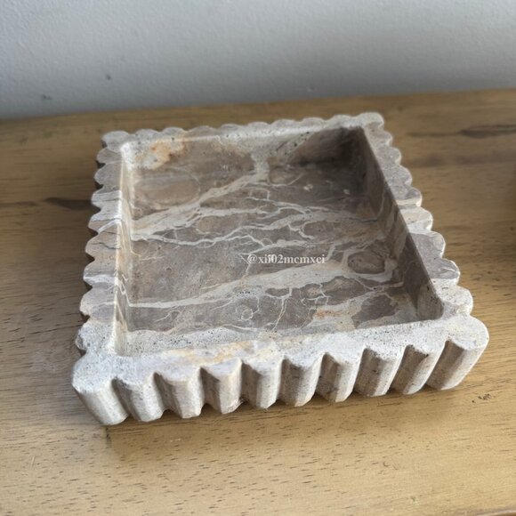 TARGET STUDIO MCGEE SQUARE MARBLE TRAY - Picture 1 of 4
